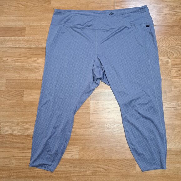 REI Co-op Base Layer Tights Size 3x Lightweight Purple Women's Pants Plus 3xl - Picture 1 of 8